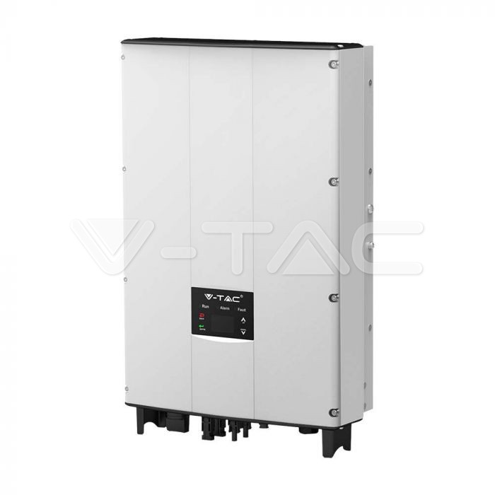 V-TAC VT-6605305 — On-Grid Wechselrichter 5 kW, 3-phasig, Frontansicht