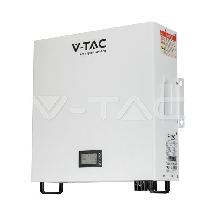 V-TAC VT48100E-W 5,12 kWh Batteriespeicher LiFePO₄ 51,2V Wandmontage – Bild 2