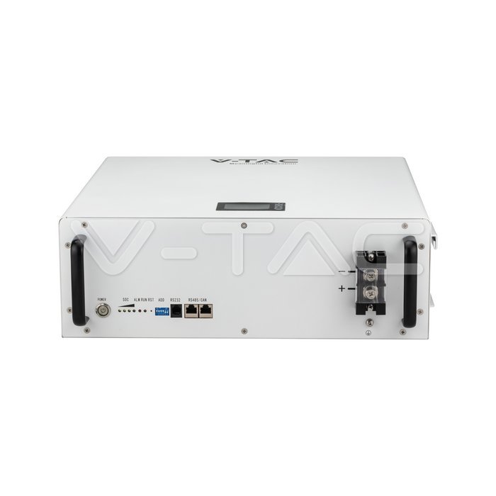 V-TAC VT48100E-W 5,12 kWh Batteriespeicher LiFePO₄ 51,2V Wandmontage – Bild 3