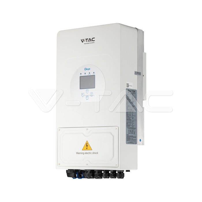 V-TAC SUN-3.6K-SG03LP1-EU – 3,6 kW Hybrid Wechselrichter 1-phasig, Seitenansicht
