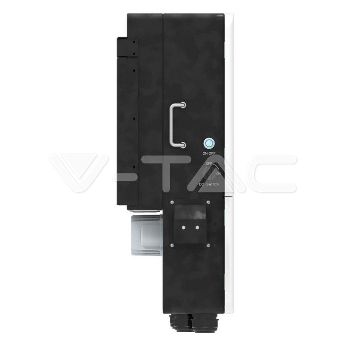 V-TAC SUN-20K-SG05LP3-EU-SM2 20 kW Hybrid-Wechselrichter 3-phasig – Anschlussbereich