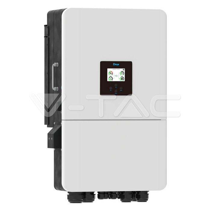 V-TAC SUN-20K-SG05LP3-EU-SM2 20 kW Hybrid-Wechselrichter 3-phasig – Frontansicht