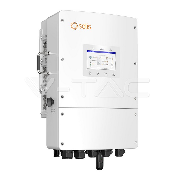 V-TAC S6-EH3P12K02-NV-YD-L – Anschlussbereich und Schnittstellen