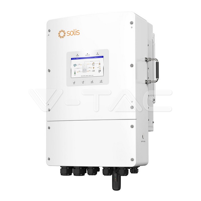 V-TAC S6-EH3P12K02-NV-YD-L 12 kW Hybrid-Wechselrichter 3-phasig – Frontansicht