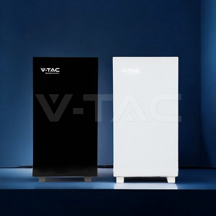 V-TAC VT-51200 5,12 kWh Batteriespeicher weiß – Detailansicht 5