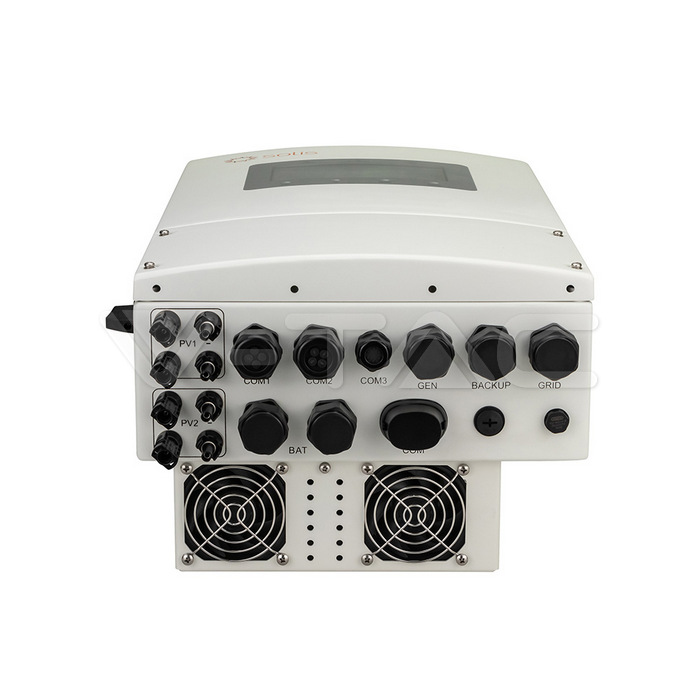 V-TAC 8 kW Hybrid-Wechselrichter S6-EH1P8K-L-PLUS LCD-Display