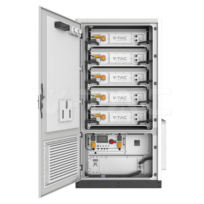 V-TAC OHL-233 – 233kWh HV LiFePO₄ Energiespeichersystem mit Flüssigkeitskühlung, IP65, Rack-Montage
