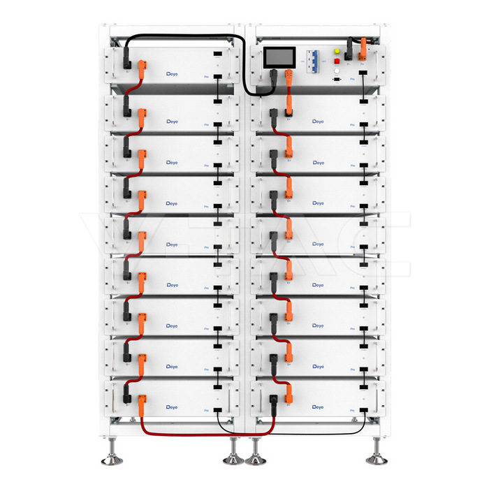 V-TAC BOS-G Pro 81,92 kWh Hochvolt-Batteriespeicher – Frontansicht