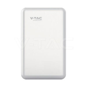 V-TAC VT-10242W LiFePO₄-Batteriespeicher 10,24 kWh, IP65, weiße Frontansicht