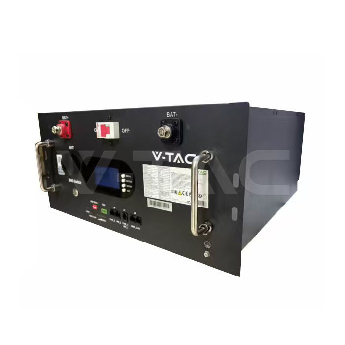 V-TAC VT-91600 9,6 kWh Batteriespeicher 48V LiFePO4 – Produktansicht