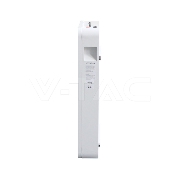 V-TAC VT-14033 14,33 kWh Batteriespeicher — Rückseite mit Wandhalterung