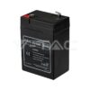 V-TAC VT-4-6 Blei-Säure-Batterie 6V 4Ah T1 – 6-Volt-Blei-Säure-Batterie mit T1-Steckanschluss, ABS-Gehäuse