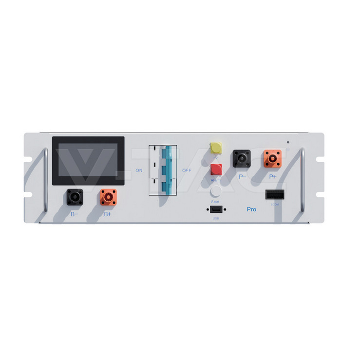 V-TAC BOS-G-PDU-2 Hochvolt-Batterie-Cluster-Steuerbox – Frontansicht