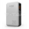 V-TAC VE51280W 14,33 kWh LiFePO₄ Batteriespeicher IP65 — Frontansicht