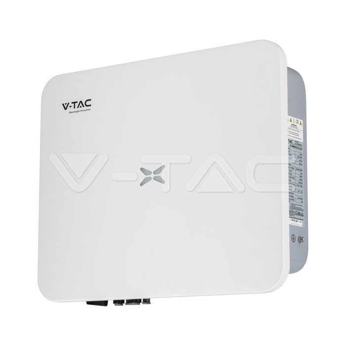 V-TAC VT-6610310 On-Grid Wechselrichter 10 kW, 3-phasig, IP66 – Seitenansicht (SKU 11383)
