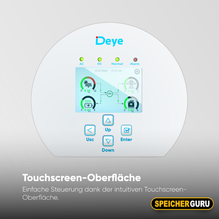 Deye Hybrid-Wechselrichter SUN-10K-SG01HP3-EU-AM2 10kW – Bild 4