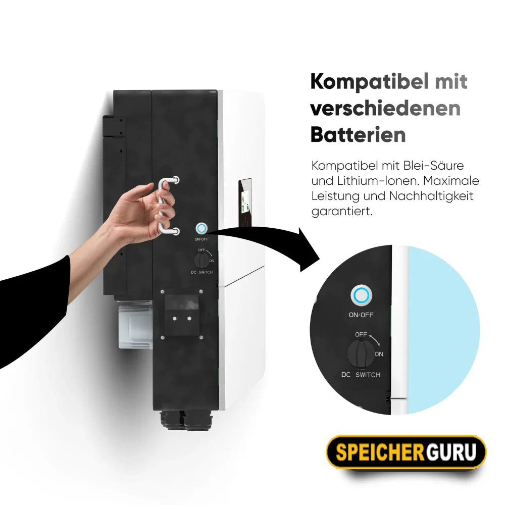 Deye/Felicity Komplettset 12 kW Hybridwechselrichter (SUN-12K-SG04LP3-EU) & 5,12 kWh Felicity Batteriespeicher – Bild 3