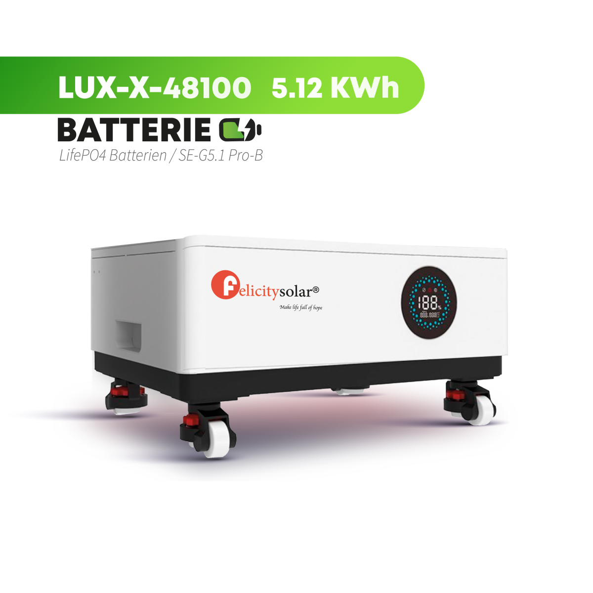 Deye/Felicity Komplettset 12 kW Hybridwechselrichter (SUN-12K-SG04LP3-EU) & 5,12 kWh Felicity Batteriespeicher – Bild 4