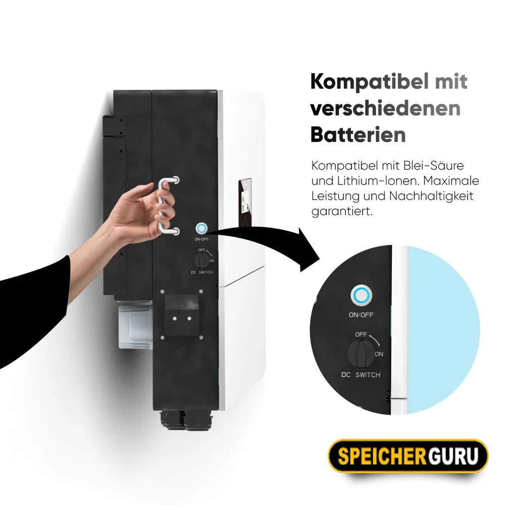 Deye/Felicity Komplettset 12 kW Hybridwechselrichter (SUN-12K-SG04LP3-EU) & 10,2 kWh Felicity Batteriespeicher – Bild 3