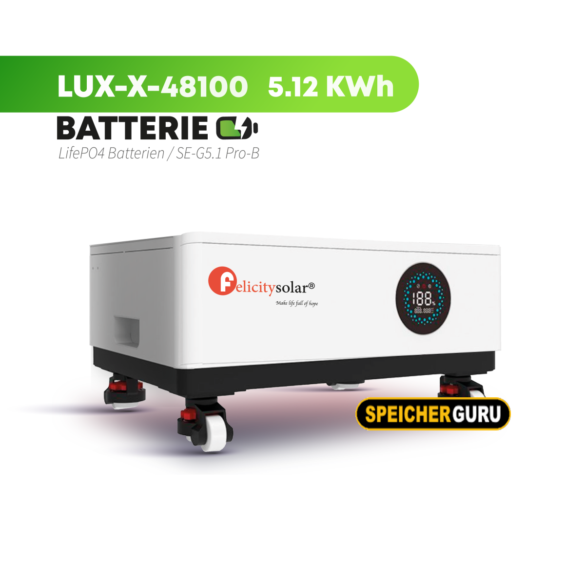 Deye/Felicity Komplettset 12 kW Hybridwechselrichter (SUN-12K-SG04LP3-EU) & 10,2 kWh Felicity Batteriespeicher – Bild 4