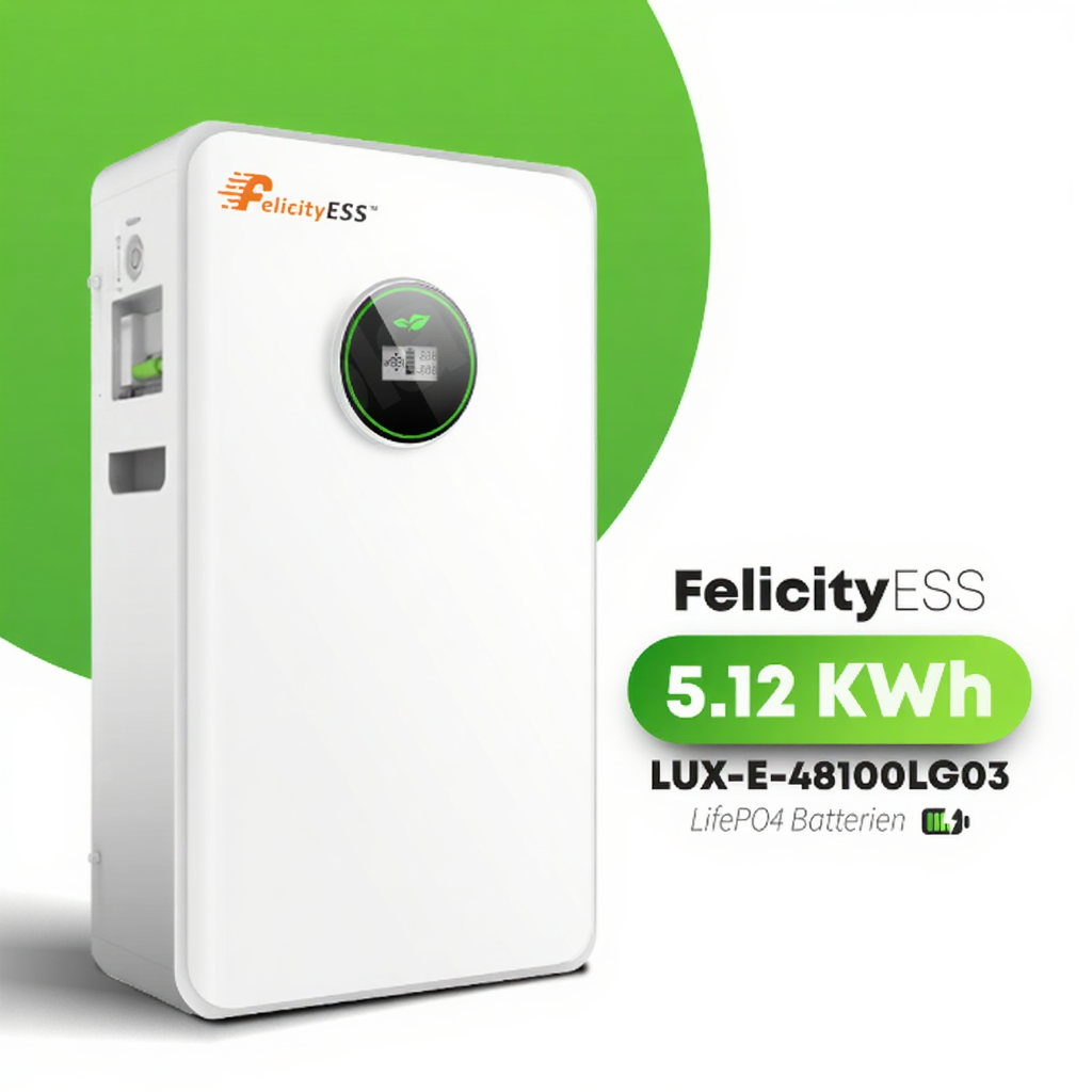 Deye/ Felicity Komplettset 12 kW Hybridwechselrichter (SUN-12K-SG04LP3-EU) & 10,2 kWh LUX-E-48100LG03 Felicity Batteriespeicher – Bild 4