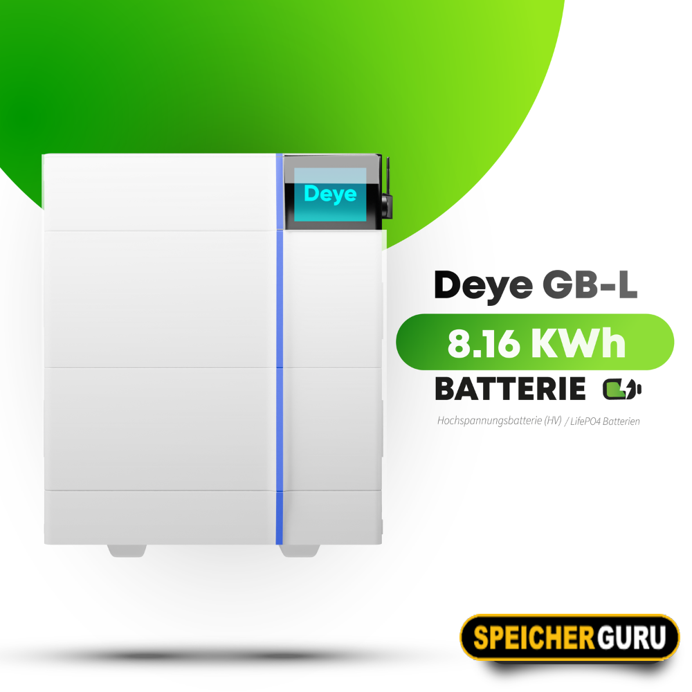 Deye Komplettset 12 kW Hochvolt Hybridwechselrichter (SUN-12K-SG01HP3-EU-AM2) & 8,16 kWh Hochvolt Batteriespeicher Deye GB-L – Bild 2