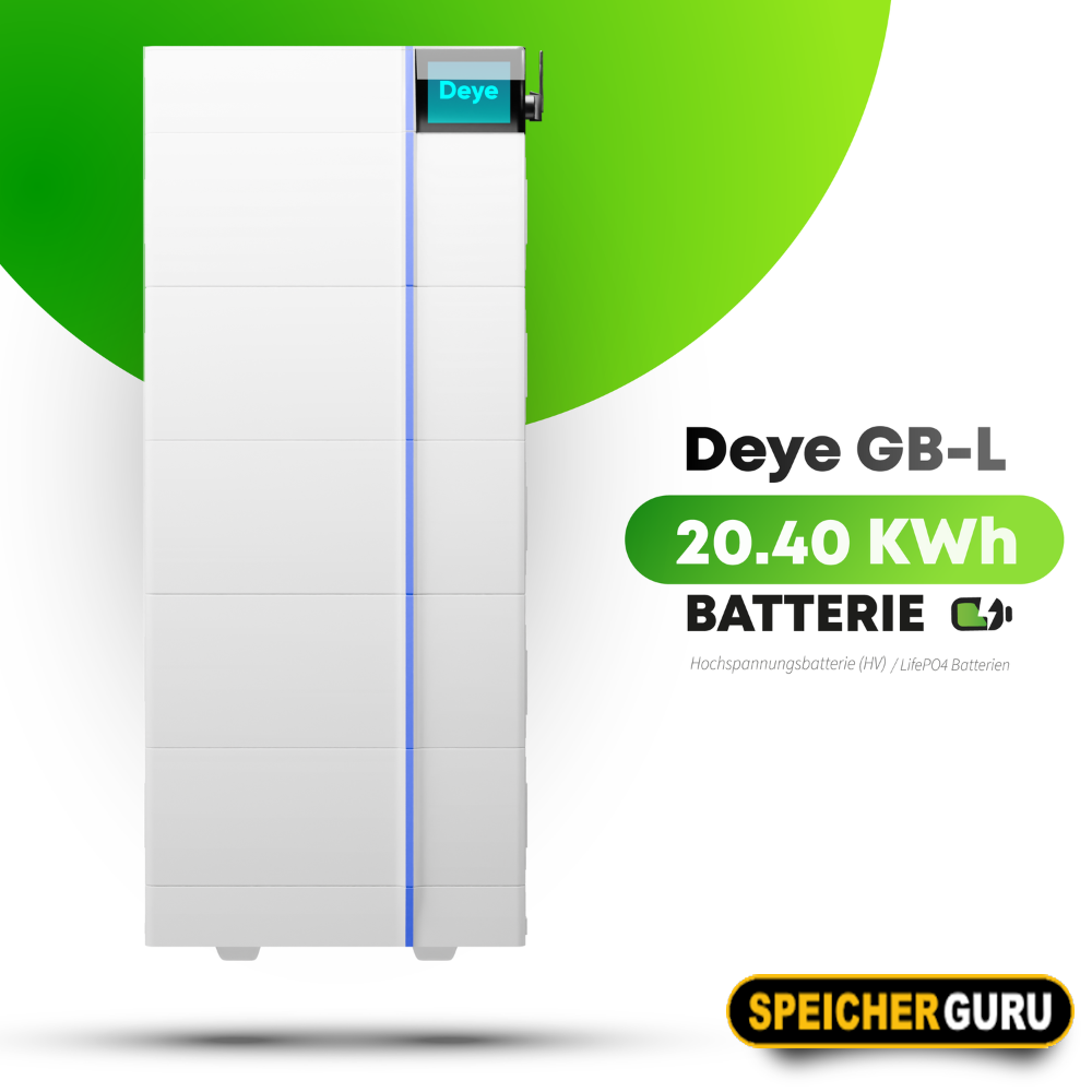 Deye Komplettset 12 kW Hochvolt Hybridwechselrichter (SUN-12K-SG01HP3-EU-AM2) & 20,40 kWh Hochvolt Batteriespeicher Deye GB-L – Bild 2
