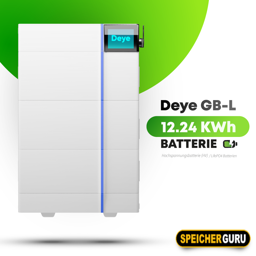 Deye Komplettset 8 kW Hochvolt Hybridwechselrichter (SUN-8K-SG01HP3-EU-AM2) & 12,24 kWh Hochvolt Batteriespeicher Deye GB-L – Bild 2