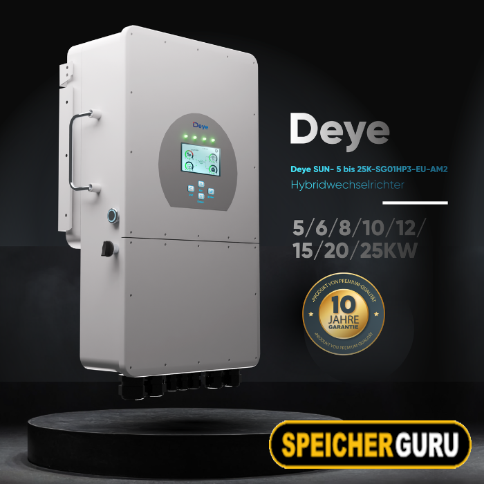Deye SUN-25K-SG01HP3-EU-AM2 25kW Hybrid-Wechselrichter – Bild 2