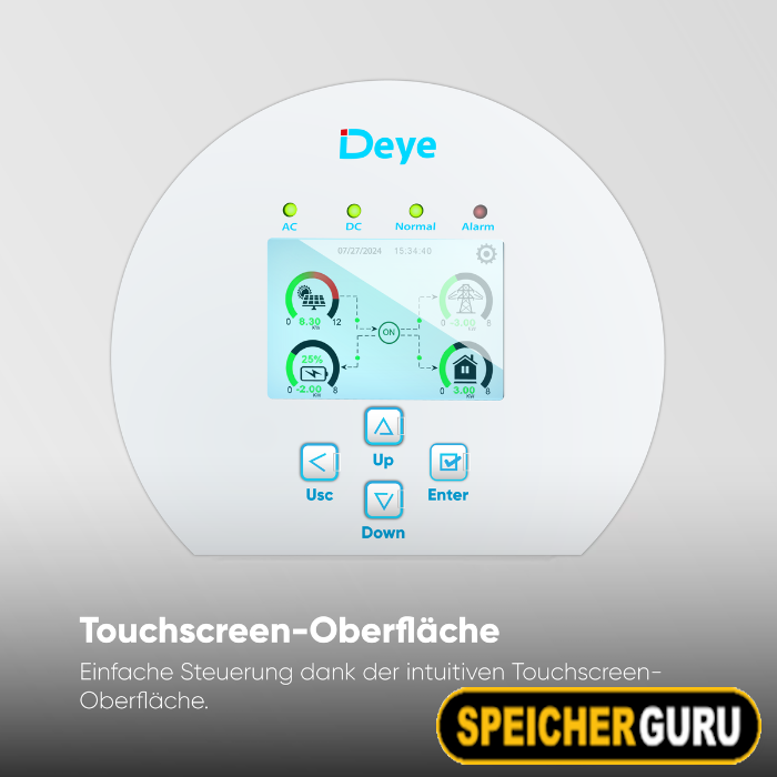 Deye SUN-25K-SG01HP3-EU-AM2 25kW Hybrid-Wechselrichter – Bild 4