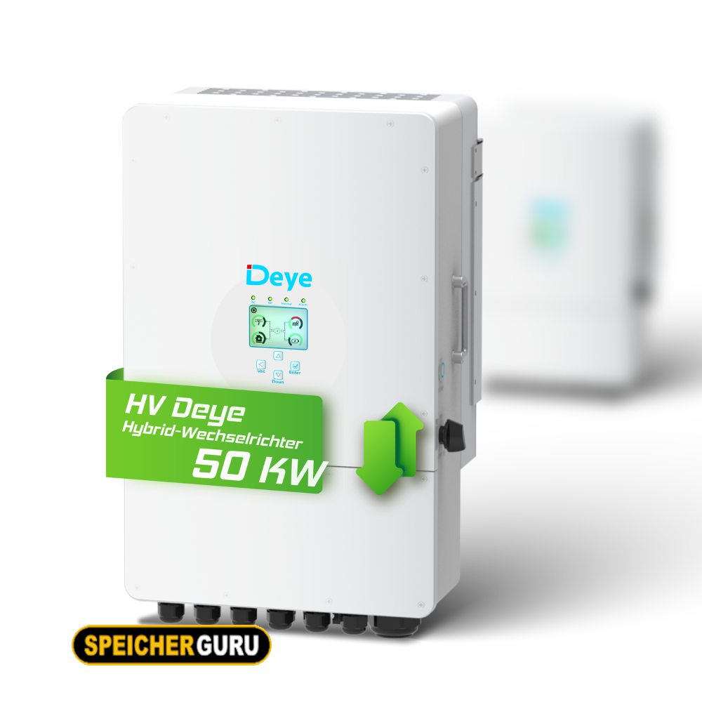 Deye Komplettset 50 kW Hochvolt Hybridwechselrichter (SUN-50K-SG01HP3-EU-BM4) & 46,08 kWh Hochvolt Batteriespeicher Deye BOS-G – Bild 2