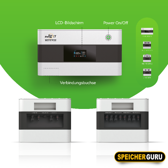 SunLit BK215 2150 Wh Kopfspeicher für Balkonkraftwerke – Bild 5