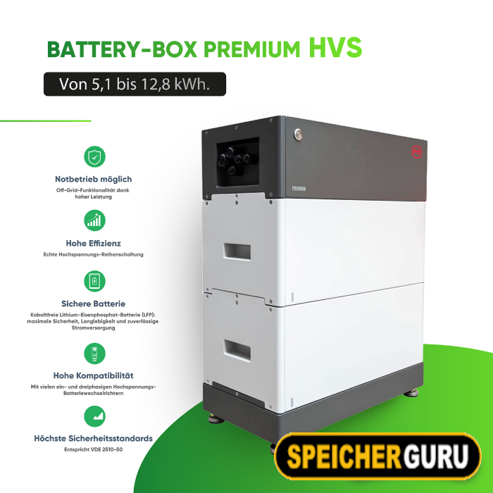 BYD Battery Box Premium HVS 5.1 Batteriespeicher Hochvolt – Bild 2