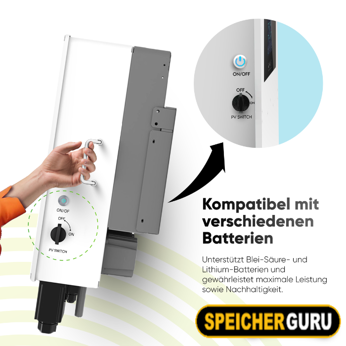 Chisage ESS 14kW Hybrid Wechselrichter Mars-14G2-LE Niedervolt – Bild 11