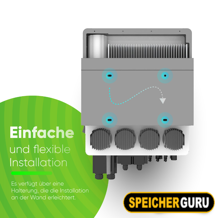 Chisage ESS 14kW Hybrid Wechselrichter Mars-14G2-LE Niedervolt – Bild 4