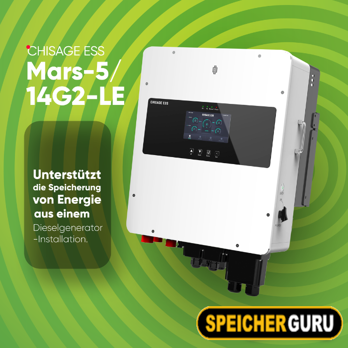 Chisage ESS 14kW Hybrid Wechselrichter Mars-14G2-LE Niedervolt – Bild 5
