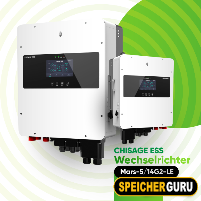 Chisage ESS 14kW Hybrid Wechselrichter Mars-14G2-LE Niedervolt – Bild 6