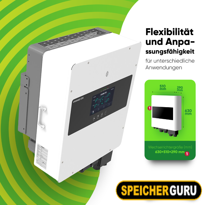 Chisage ESS 14kW Hybrid Wechselrichter Mars-14G2-LE Niedervolt – Bild 9