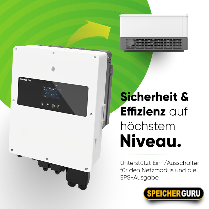 Chisage ESS 6kW Hybrid Wechselrichter Jup-6G2-LE Einphasig Niedervolt – Bild 6