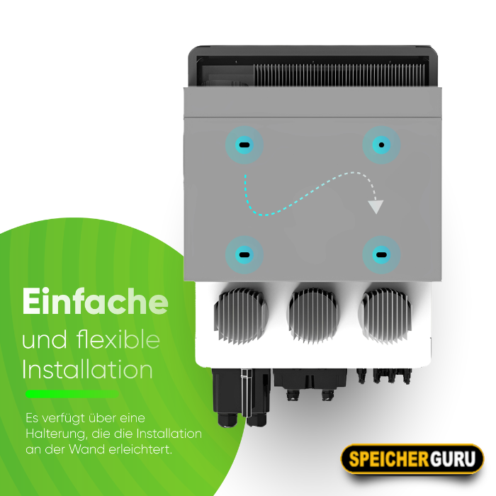 Chisage ESS 10kW Hybrid Wechselrichter Jup-10G2-LE Einphasig Niedervolt – Bild 5