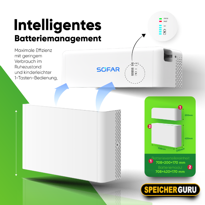 SOFAR BTS 15K Batteriemodul E15-DS5 – Bild 3