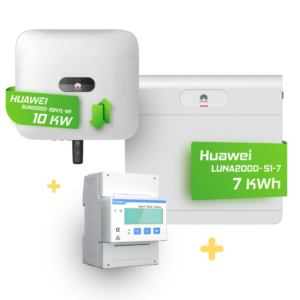 Huawei Komplettset 10 kW Hochvolt Hybridwechselrichter (SUN2000-10KTL-M1) & 7 kWh Hochvolt Batteriespeicher Huawei LUNA2000-7-S1