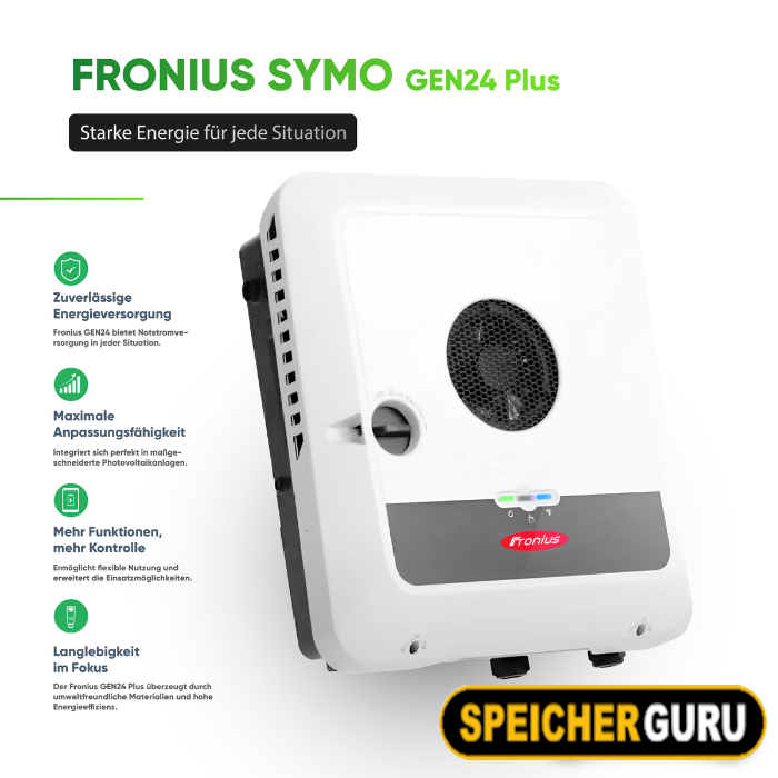Fronius Symo GEN24 5.0 Plus 5kW Hybrid Wechselrichter – Bild 2
