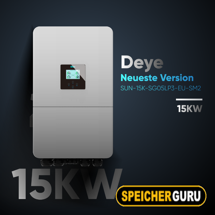 Deye Komplettset 15 kW Hybridwechselrichter SUN-15K-SG05LP3-EU-SM2 & 10,2 kWh Batteriespeicher Deye AI-W5.1-B – Bild 2