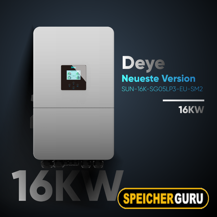 Deye Komplettset 16 kW Hybridwechselrichter SUN-16K-SG05LP3-EU-SM2 & 10,2 kWh Batteriespeicher Deye AI-W5.1-B – Bild 2