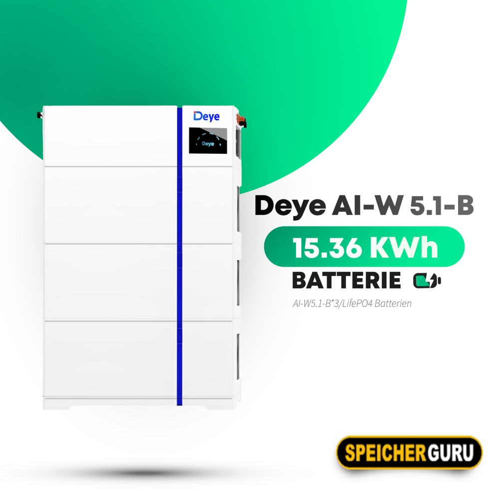 Deye Komplettset 18 kW Hybridwechselrichter SUN-18K-SG05LP3-EU-SM2 & 15,3 kWh Batteriespeicher Deye AI-W5.1-B – Bild 3