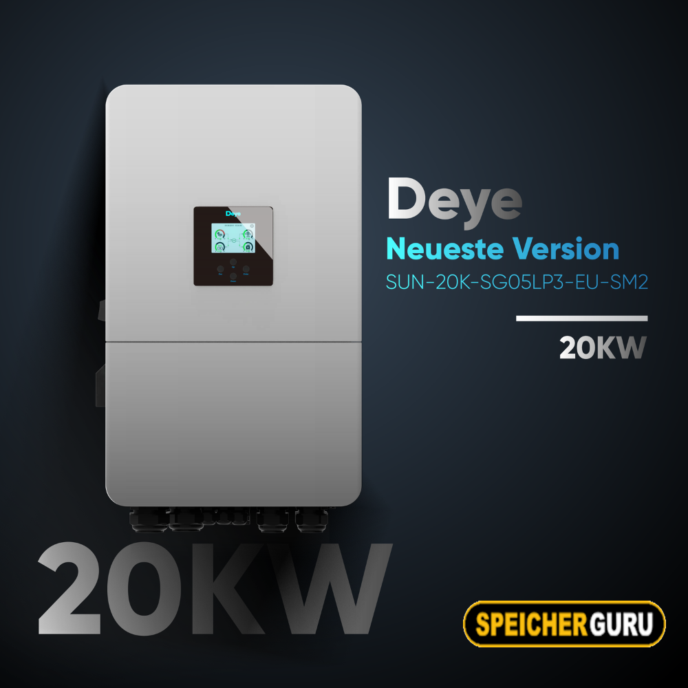 Deye Komplettset 20 kW Hybridwechselrichter SUN-20K-SG05LP3-EU-SM2 & 20,4 kWh Batteriespeicher Deye AI-W5.1-B – Bild 2