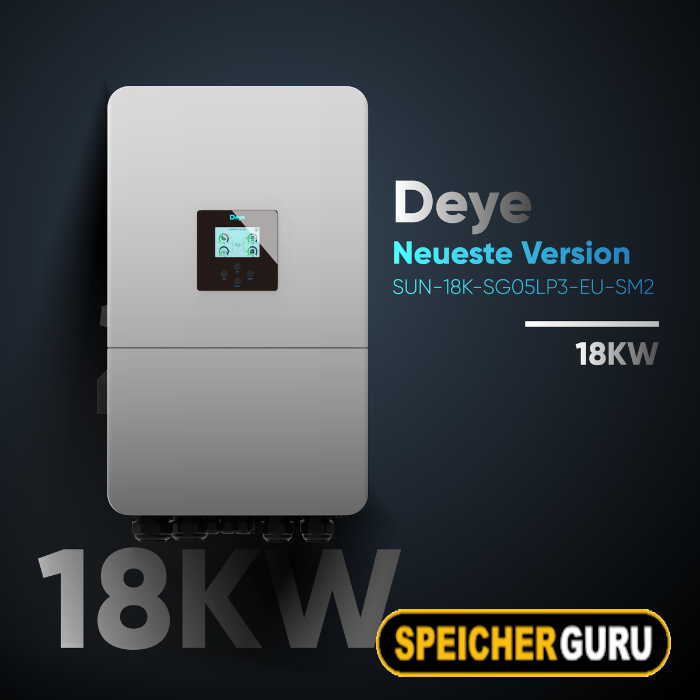 Deye Komplettset 18 kW Hybridwechselrichter SUN-18K-SG05LP3-EU-SM2 & 18,3 kWh Batteriespeicher Deye RW-M6.1-B – Bild 2