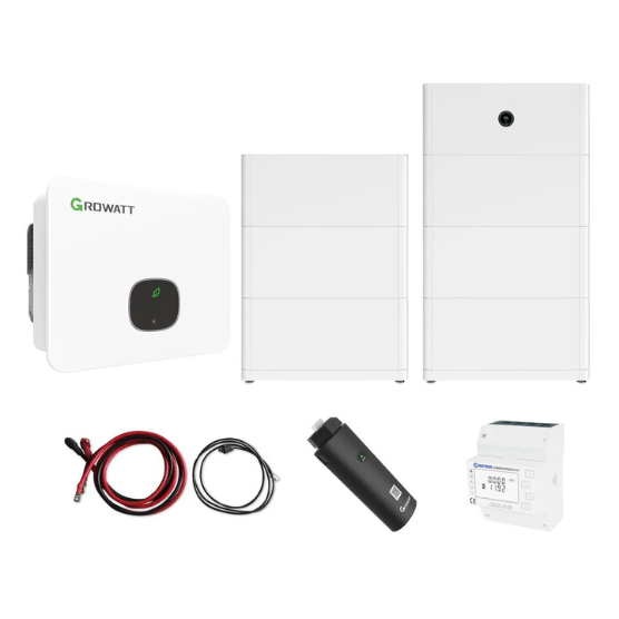 Growatt Komplettset MID 25KTL3-XH 25kW Hybridwechselrichter & APX 30.0P Solarspeicher 30kWh
