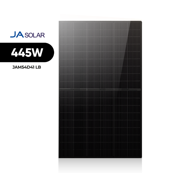 JA Solar 445W JAM54D41 Bifazial Fullblack N-Type Glas-Glas
